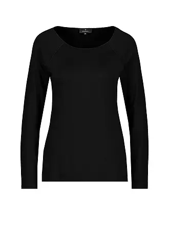 MONARI | T-shirt à manches longues | schwarz